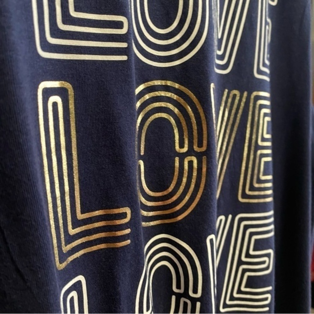 Spiritual Gangster Navy Blue Love Muscle Tank Top - Picture 7 of 13